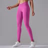 Womens Seamless High Waist Yoga Leggings With Crossover Waistband And ButtLifting Design 8