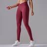 Womens Seamless High Waist Yoga Leggings With Crossover Waistband And ButtLifting Design 12