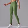 Womens Seamless High Waist Yoga Leggings With Crossover Waistband And ButtLifting Design 11