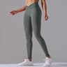 Womens Seamless High Waist Yoga Leggings With Crossover Waistband And ButtLifting Design 18