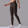 Womens Seamless High Waist Yoga Leggings With Crossover Waistband And ButtLifting Design 17