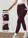 Womens High Waisted Yoga Leggings With Pockets And Tummy Control 6
