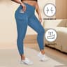Womens Plus Size HighWaisted Yoga Leggings With Pockets And ButtLifting Design 7