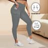 Womens Plus Size HighWaisted Yoga Leggings With Pockets And ButtLifting Design 11