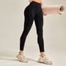 Womens Seamless High Waist Yoga Leggings Stretchy AnkleLength Workout Pants 0