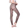 Womens High Waisted Animal Print Leggings With Stretchy AnkleLength Fit 0