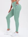 Womens High Waisted Leggings With Double Pockets And Butt Lifting Design 16
