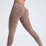 Womens Seamless High Waist VBack Booty Lifting Yoga Leggings 0