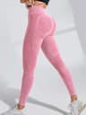 Womens High Waisted Seamless Yoga Leggings With Booty Lifting Design 11