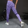 High Waist Seamless Leopard Leggings For Women With Booty Lifting Design 9