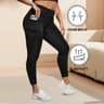 Womens Plus Size HighWaisted Yoga Leggings With Pockets And ButtLifting Design 6