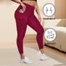 Womens Plus Size HighWaisted Yoga Leggings With Pockets And ButtLifting Design 7