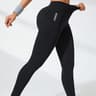 Womens HighWaisted Seamless Yoga Leggings With ButtLifting Stretch Fit 0