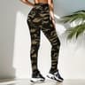 Womens Camouflage Print Leggings With High Stretch And MidRise Waist 8