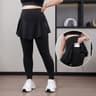Plus Size HighWaisted Skirt Leggings For Women With Pockets And Stretch Fit 0