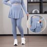 Plus Size HighWaisted Skirt Leggings For Women With Pockets And Stretch Fit 7