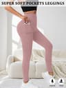 Womens High Waisted Yoga Leggings With Pockets And Tummy Control 6