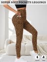 Womens High Waisted Yoga Leggings With Pockets And Tummy Control 10