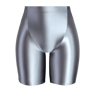 Womens High Waisted Shiny Capri Leggings With Seamless Stretch Fit 10
