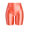 Womens High Waisted Shiny Capri Leggings With Seamless Stretch Fit 13