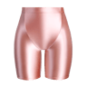 Womens High Waisted Shiny Capri Leggings With Seamless Stretch Fit 14