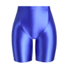 Womens High Waisted Shiny Capri Leggings With Seamless Stretch Fit 21
