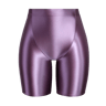 Womens High Waisted Shiny Capri Leggings With Seamless Stretch Fit 23