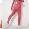 Womens High Waisted Seamless Yoga Leggings With Breathable Stretch Fabric 0