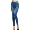 Womens TieDye MidCalf Leggings With Stretchy DenimLook Design 0