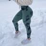 Womens High Waisted TieDye Seamless Scrunch Butt Yoga Leggings 8