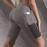 Womens HighWaisted Seamless Mesh Workout Shorts With ButtLifting Design 7