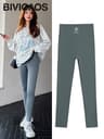 Womens High Waist Seamless Workout Leggings With Sun Print 9