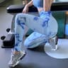 Women's High Waisted Tie Dye Scrunch Butt Lifting Workout Leggings