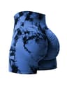 Womens High Waist Tie Dye Seamless Workout Shorts  2 Pack 10