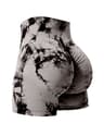 Womens High Waist Tie Dye Seamless Workout Shorts  2 Pack 17