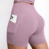 Womens High Waisted Yoga Shorts With Pockets Quick Dry Breathable Workout Shorts 9