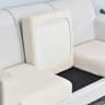 Polar Fleece Sofa Cushion Cover With Elastic AntiSlip Design 7