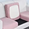 Polar Fleece Sofa Cushion Cover With Elastic AntiSlip Design 8