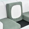 Polar Fleece Sofa Cushion Cover With Elastic AntiSlip Design 9