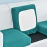 Polar Fleece Sofa Cushion Cover With Elastic AntiSlip Design 14