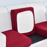 Polar Fleece Sofa Cushion Cover With Elastic AntiSlip Design 17