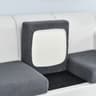 Polar Fleece Sofa Cushion Cover With Elastic AntiSlip Design 19