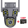 6K 12MP WiFi Surveillance Camera Outdoor Triple Lens Triple Screen PTZ Motion Detection IP Security 9