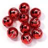Color Printed Big Ball Bead, Christmas Acrylic Beads, for Christmas Tree Party Decoration, Ornament Making Accessories