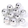 Color Printed Big Ball Bead, Christmas Acrylic Beads, for Christmas Tree Party Decoration, Ornament Making Accessories