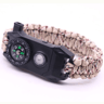 Outdoor Survival SOS Bracelet With LED Light Compass  Whistle For Emergency Hiking Gear 3