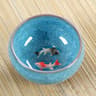 Crackle Glaze Chinese Porcelain Teacup Set Double Fish Kung Fu Travel Tea Cups 9