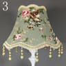 European Pearl Tassel Lampshade Cover For Table Floor Lamp  Elegant Fabric Shade 5