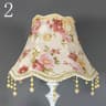 European Pearl Tassel Lampshade Cover For Table Floor Lamp  Elegant Fabric Shade 7