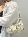 Vintage Leather Shoulder Bag Retro Armpit Purse For Women 6